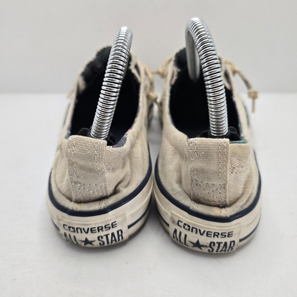 Converse | CTAS Shoreline cream canvas slip-on sporty sneakers | WMS 7.5 - Picture 8 of 12